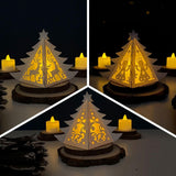 Pack 3 Christmas 3 - Pine Lantern File - Cricut File - LightBoxGoodMan