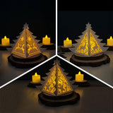 Pack 3 Christmas 5 - Pine Lantern File - Cricut File - LightBoxGoodMan - LightboxGoodman