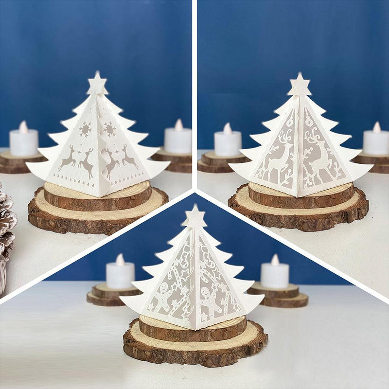 Pack 3 Christmas 5 - Pine Lantern File - Cricut File - LightBoxGoodMan - LightboxGoodman