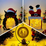 Pack 3 Christmas Mix 22 - 3D Pop-up Mix Light Box File - Cricut File - LightBoxGoodMan