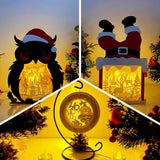 Pack 3 Christmas Mix 25 - 3D Pop-up Mix Light Box File - Cricut File - LightBoxGoodMan