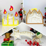 Pack 3 Christmas Mix 47 - Paper Cut Mix Light Box File - Cricut File - LightBoxGoodMan - LightboxGoodman