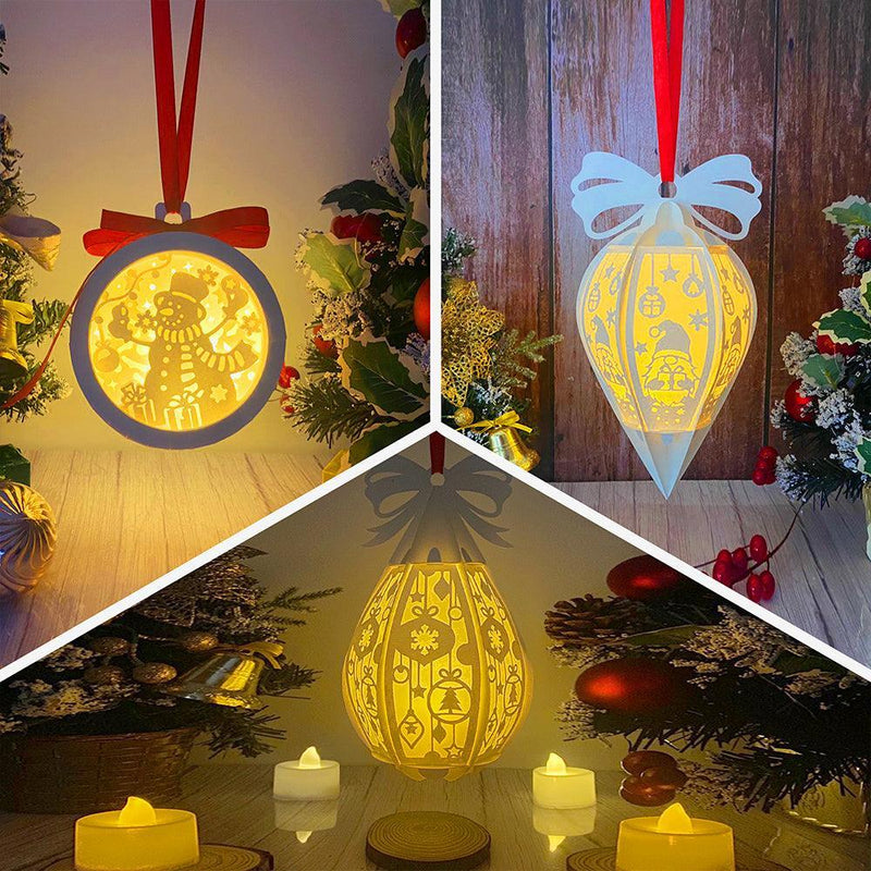 Pack 3 Christmas Mix 52 - Mix Lantern File - Cricut File - LightBoxGoodMan - LightboxGoodman