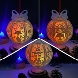 Pack 3 Halloween 2 - Globe Lantern File - Cricut File - LightBoxGoodMan