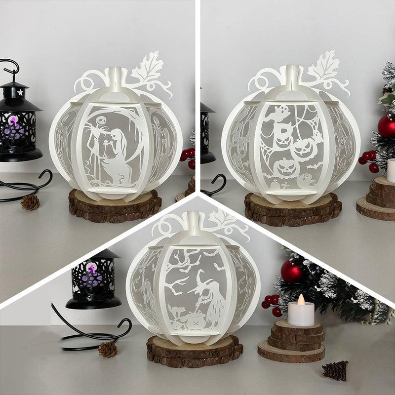 Pack 3 Halloween 2 - Pumpkin Lantern File - Cricut File - LightBoxGoodMan - LightboxGoodman