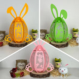 Pack 3 Happy Easter - Easter Bunny Egg 3D Lantern File - Cricut File - LightBoxGoodMan - LightboxGoodman