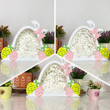 Pack 3 Happy Easter - Giant Easter Egg Papercut Lightbox File - Cricut File - 7,5x9,6 Inches - LightBoxGoodMan - LightboxGoodman