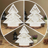 Pack 3 Merry Christmas - Paper Cut Tree Light Box File - Cricut File - 20x22cm - LightBoxGoodMan - LightboxGoodman
