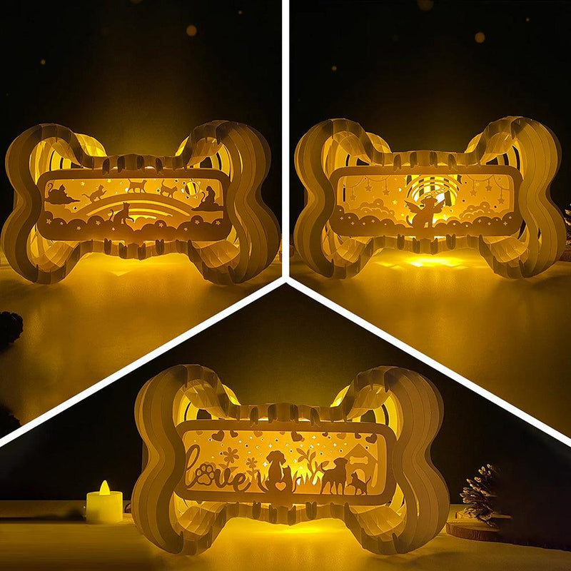 Pack 3 Pet Lover - Bone Pop-Up File - Cricut File - LightBoxGoodMan - LightboxGoodman