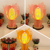 Pack 3 Valentine - 3D Air Balloon Lantern File - 10,9x8 Inches - Cricut File - LightBoxGoodMan - LightboxGoodman