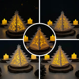 Pack 5 Christmas 1 - Pine Lantern File - Cricut File - LightBoxGoodMan