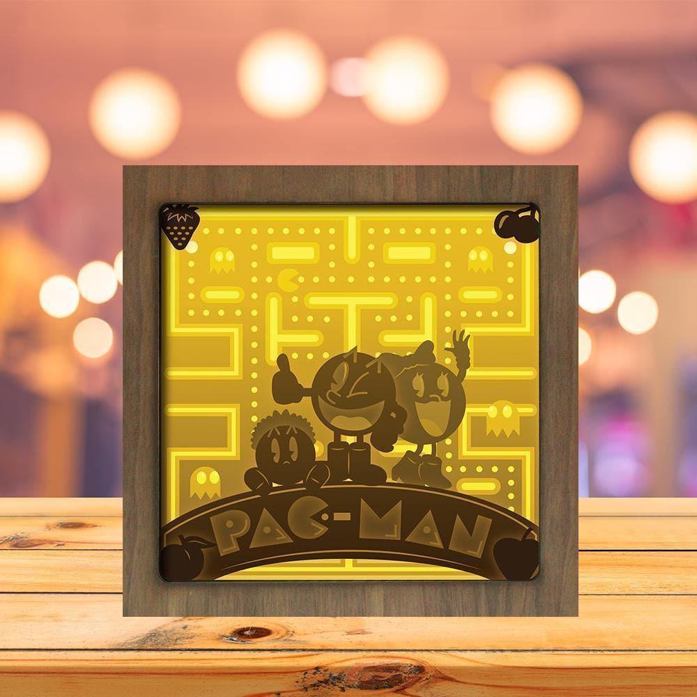Pacman - Paper Cutting Light Box - LightBoxGoodman - LightboxGoodman