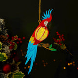 Parrot - 3D Parrot Lantern File - 13x6.3" - Cricut File - LightBoxGoodMan - LightboxGoodman