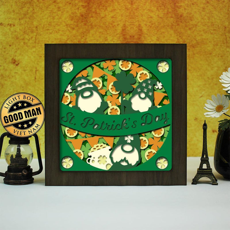 Patrick's Day 3 – Paper Cut Light Box File - Cricut File - 20x20cm - LightBoxGoodMan - LightboxGoodman