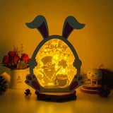 Patrick's Day - Paper Cut Bunny Light Box File - Cricut File - 9,7x7,5 Inches - LightBoxGoodMan - LightboxGoodman