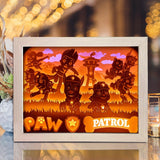Paw Patrol – Paper Cut Light Box File - Cricut File - 20x26cm - LightBoxGoodMan