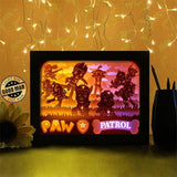 Paw Patrol - Paper Cutting Light Box - LightBoxGoodman - LightboxGoodman