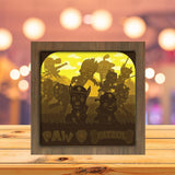 Paw Patrol Square - Paper Cutting Light Box - LightBoxGoodman - LightboxGoodman