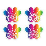 Paw Spectrum Stickers - Cricut File - Svg, Png, Dxf, Eps - LightBoxGoodMan - LightboxGoodman