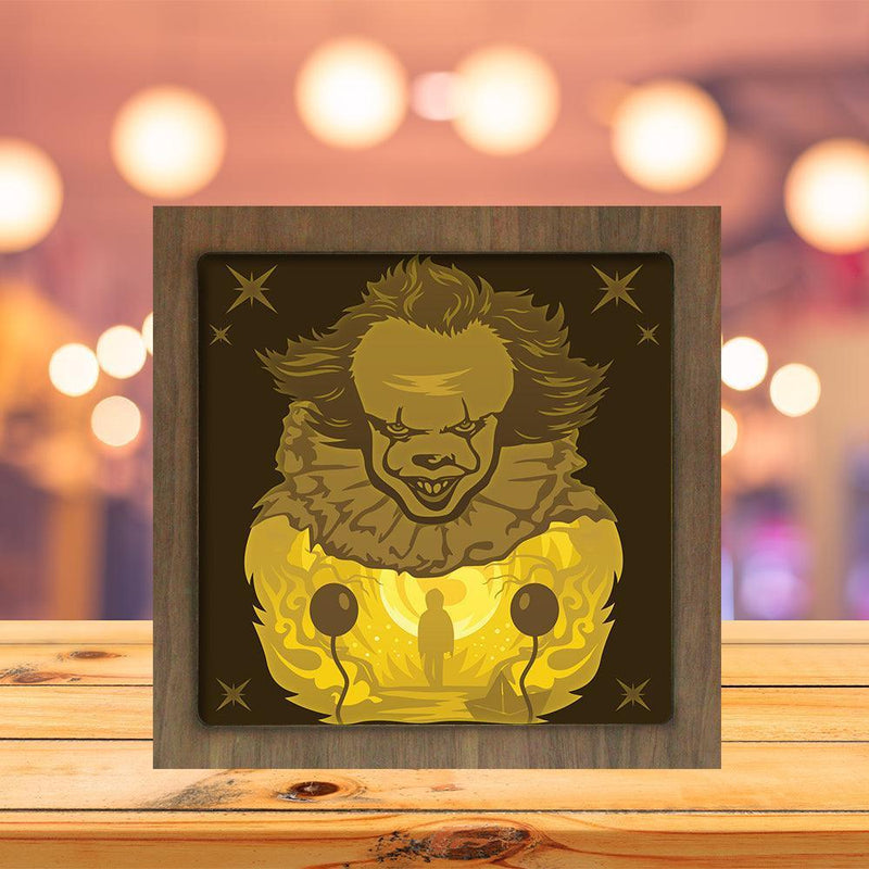 Pennywise Square - Paper Cutting Light Box - LightBoxGoodman - LightboxGoodman