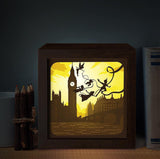 Peter Pan 2 – Paper Cut Light Box File - Cricut File - 20x20cm - LightBoxGoodMan - LightboxGoodman