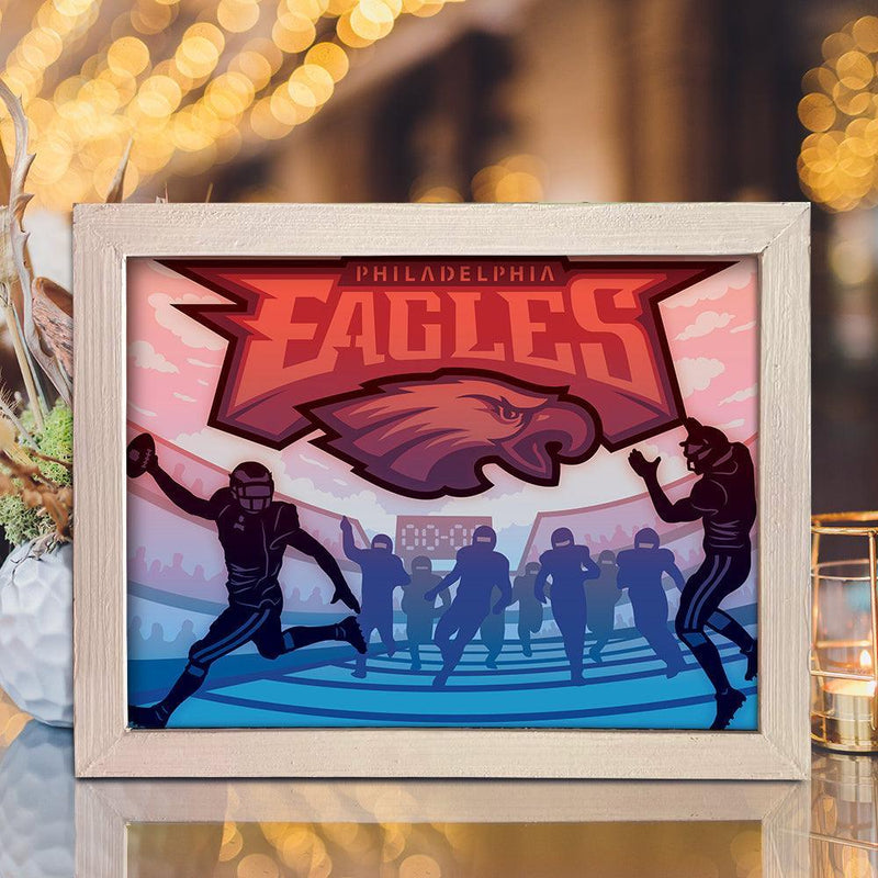 Philadelphia Eagles – Paper Cut Light Box File - Cricut File - 20x26cm - LightBoxGoodMan - LightboxGoodman