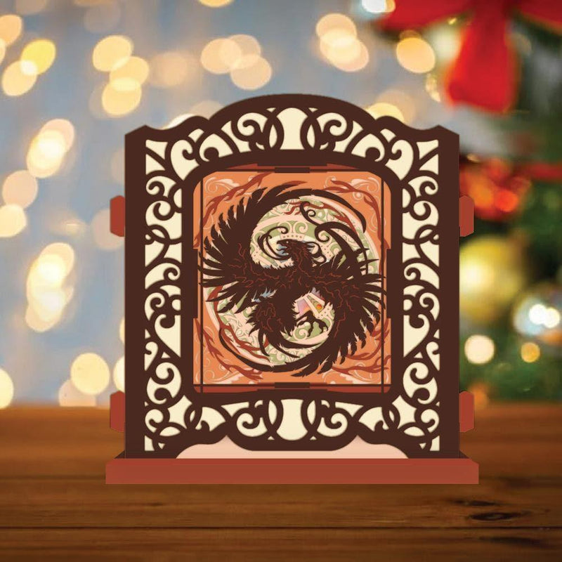 Phoenix - Pop-up Light Box File - Cricut File - LightBoxGoodMan - LightboxGoodman
