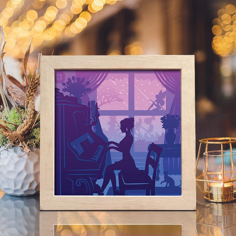 Piano 1 – Paper Cut Light Box File - Cricut File - 20x20cm - LightBoxGoodMan - LightboxGoodman