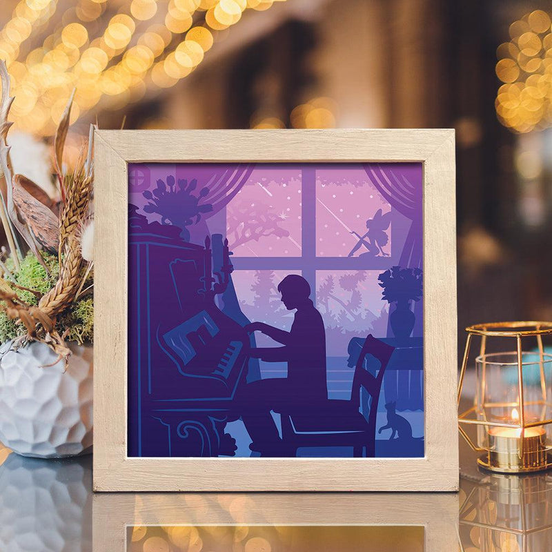 Piano 2 – Paper Cut Light Box File - Cricut File - 20x20cm - LightBoxGoodMan - LightboxGoodman