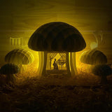 Piano - 3D Pop-up Light Box Mushroom File - Cricut File - LightBoxGoodMan