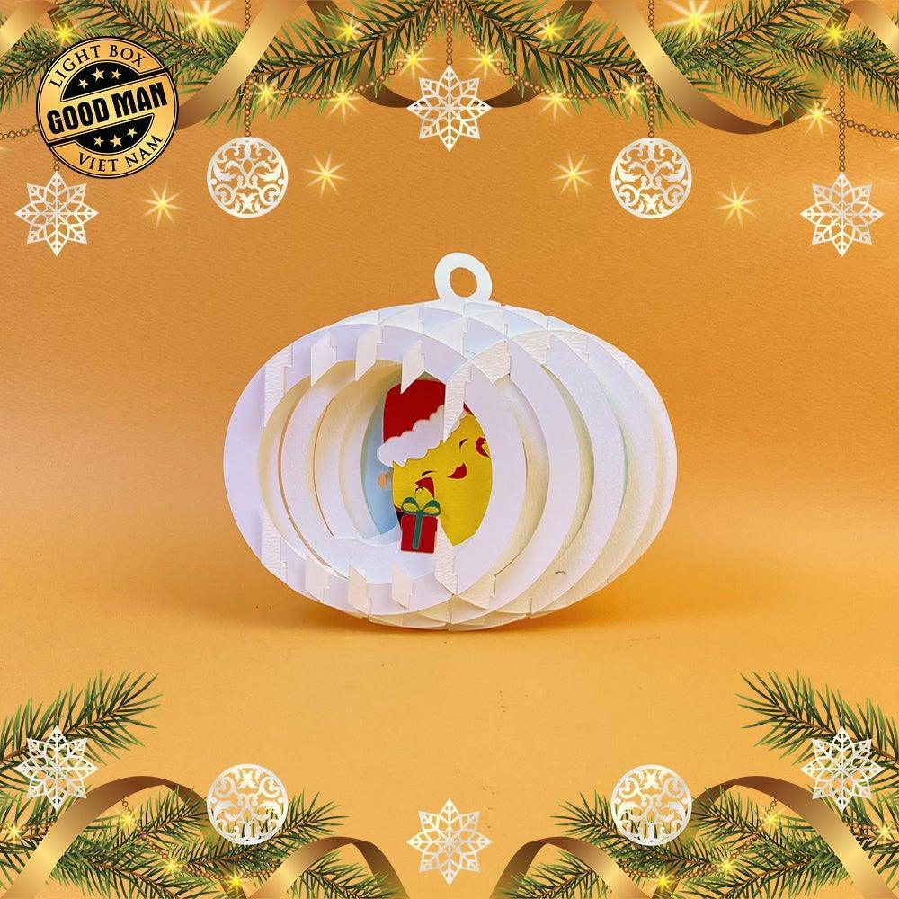 Pikachu Christmas - 3D Pop-up Light Box Ornament File - Cricut File - LightBoxGoodMan - LightboxGoodman