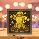 Pikachu Halloween - Paper Cutting Light Box - LightBoxGoodman