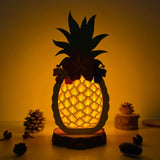 Pineapple 2 - Paper Cut Pineapple Light Box File - Cricut File - 14,3x28,7cm - LightBoxGoodMan