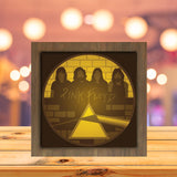 Pink Floyd Band - Paper Cutting Light Box - LightBoxGoodman - LightboxGoodman