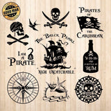 Pirates Of The Caribbean - Cricut File - Svg, Png, Dxf, Eps - LightBoxGoodMan - LightboxGoodman