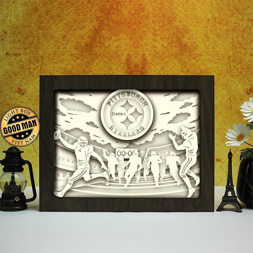 Pittsburgh Steelers – Paper Cut Light Box File - Cricut File - 20x26cm -  LightBoxGoodMan