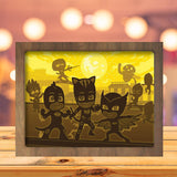 PJ Masks - Paper Cutting Light Box - LightBoxGoodman - LightboxGoodman