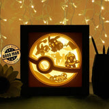 Pokemon 1 - Paper Cutting Light Box - LightBoxGoodman - LightboxGoodman