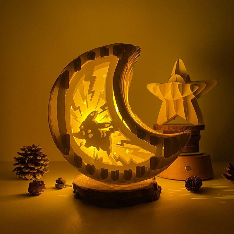 Pokemon 2 - Moon Pop-Up File - Cricut File - LightBoxGoodMan - LightboxGoodman