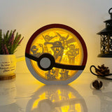 Pokemon 2 - Pokemon Papercut Lightbox File - 6x6