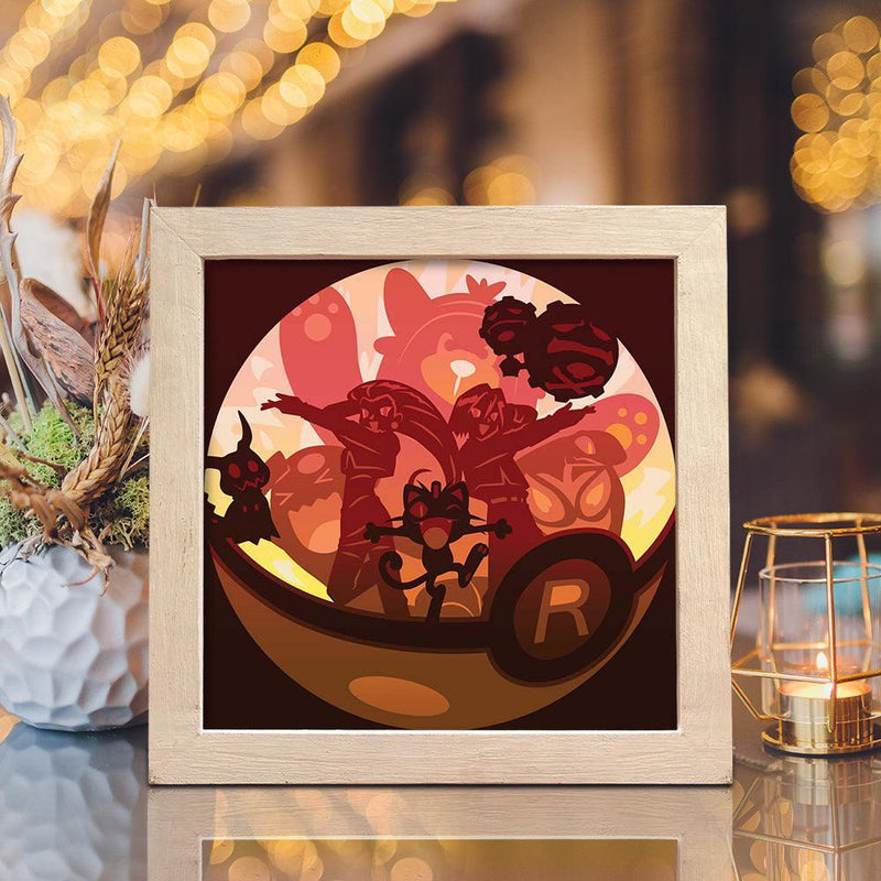 Pokemon 3 – Paper Cut Light Box File - Cricut File - 20x20cm - LightBoxGoodMan - LightboxGoodman