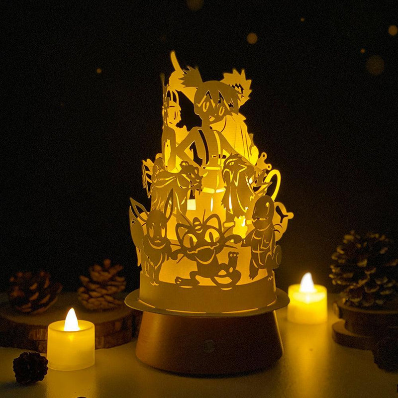 Pokemon - 3D Dome Lantern File - Cricut File - LightBoxGoodMan - LightboxGoodman