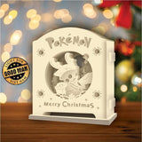 Pokemon Christmas - Pop-up Light Box File - Cricut File - LightBoxGoodMan - LightboxGoodman