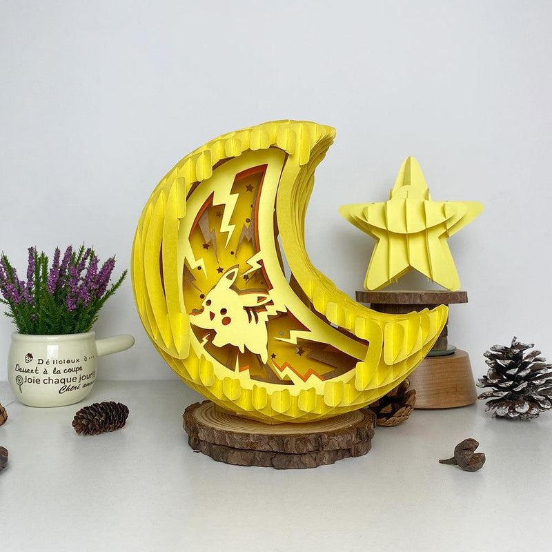 Pokemon - Moon Pop-Up File - Cricut File - LightBoxGoodMan - LightboxGoodman