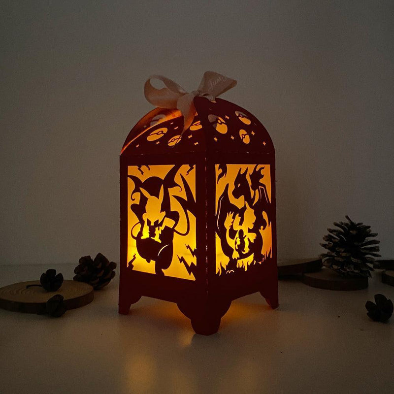 Pokemon - Paper Cut Lantern File - Cricut File - 10,5x20,6cm - LightBoxGoodMan - LightboxGoodman