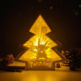 Pokemon - Paper Cut Tree Light Box File - Cricut File - 20x22cm - LightBoxGoodMan - LightboxGoodman