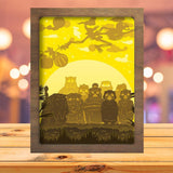 Pom Poko - Paper Cutting Light Box - LightBoxGoodman - LightboxGoodman