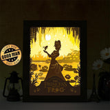 Princess and the Frog - Paper Cut Light Box File - Cricut File - 20x26cm - LightBoxGoodMan - LightboxGoodman
