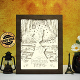 Princess and the Frog - Paper Cut Light Box File - Cricut File - 20x26cm - LightBoxGoodMan - LightboxGoodman