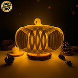Pumpkin Ghost - 3D Pop-up Light Box Pumpkin File - Cricut File - LightBoxGoodMan - LightboxGoodman